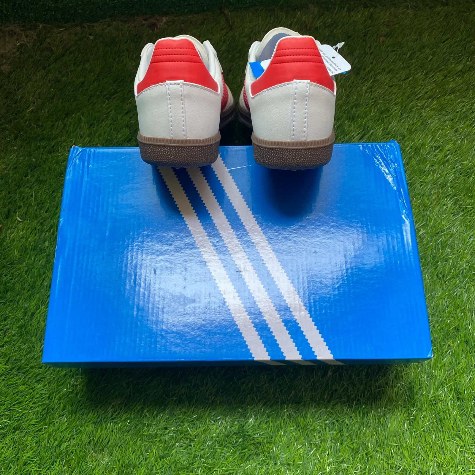 Adidas Samba OG Brancas e Vermelhas | Tamanho 39 | Novas | Com Caixa – photo 3